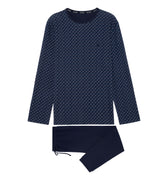 Cyrus Long Sleepwear | Navy Prin 402820-I0RA
